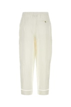 Farm Rio White Linen Pant
