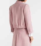 Dorothee Schumacher Layered Coolness organza-trimmed cropped jacket