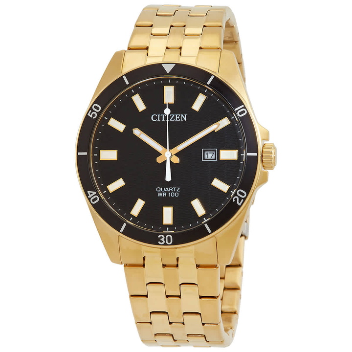 Photo: Citizen Quartz Black Dial Mens Watch BI5052-59E