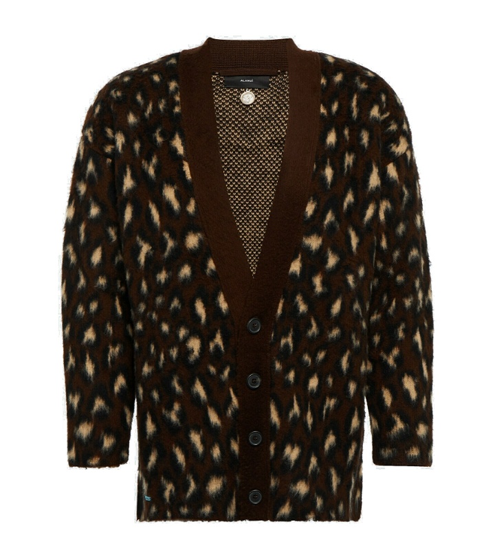 Photo: Alanui - Leopard-print wool cardigan