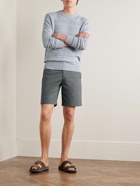 Club Monaco - Maddox Slim-Fit Straight-Leg Stretch-Cotton Twill Shorts - Gray