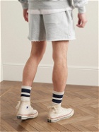 Y,IWO - Straight-Leg Logo-Print Cotton-Jersey Shorts - Gray
