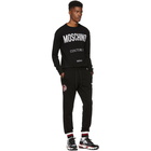 Moschino Black Milano Logo Sweatshirt