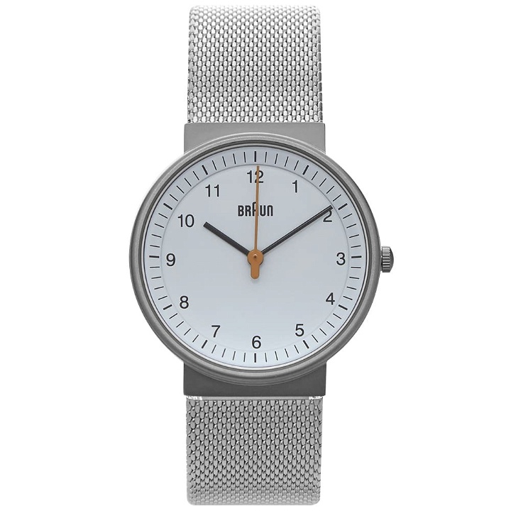 Photo: Braun BN0031 Watch in White/Silver