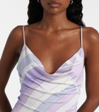 Pucci Iride satin jersey minidress