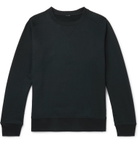 Secondskin - Mélange Loopback Cotton-Jersey Sweatshirt - Black