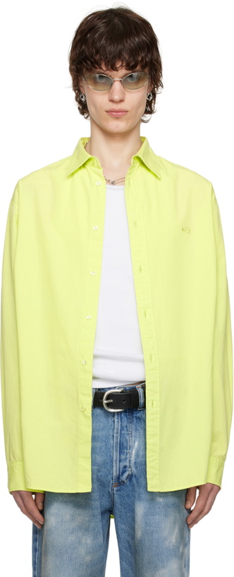 Photo: Still Kelly Green Oversized Fit Shirt