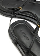 A.emery Reef Leather Sandals Black