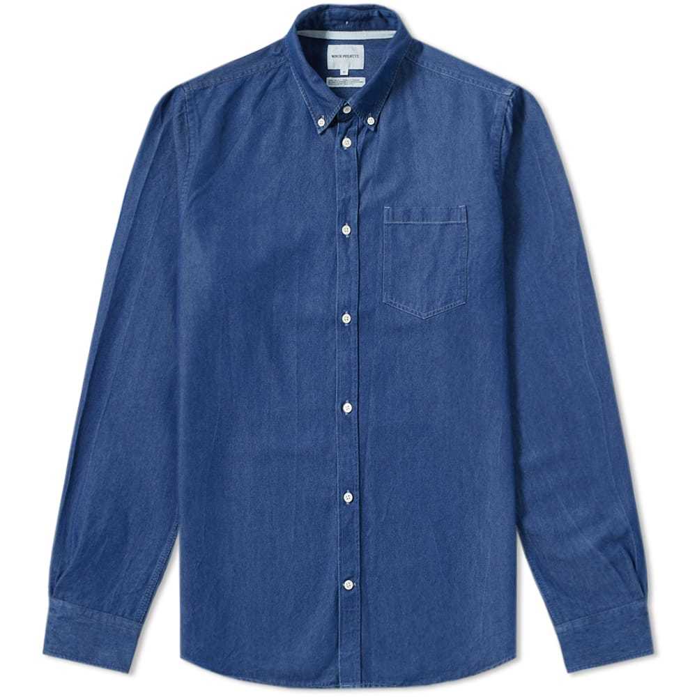 Norse Projects Anton Denim Shirt Blue Norse Projects