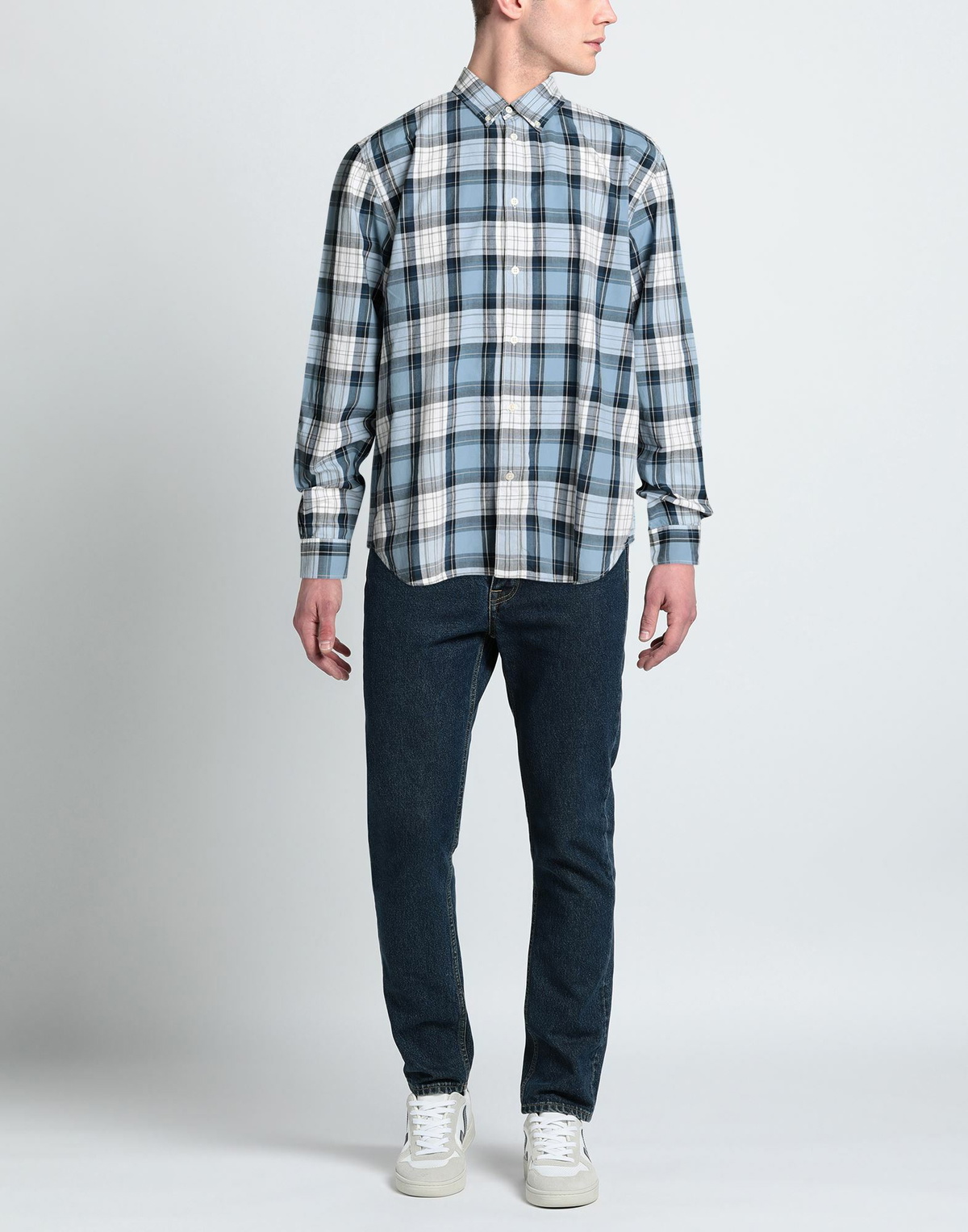 Woolrich Mens Shirt Sky in Blue