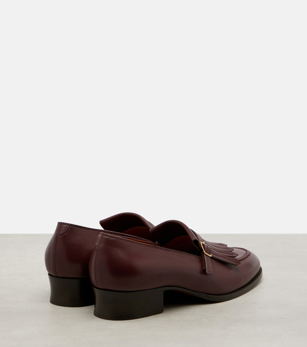 Loro Piana Pennan fringed leather loafers