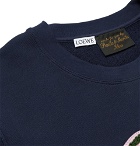 Loewe - Paula's Ibiza Logo-Appliquéd Cotton Sweatshirt - Navy