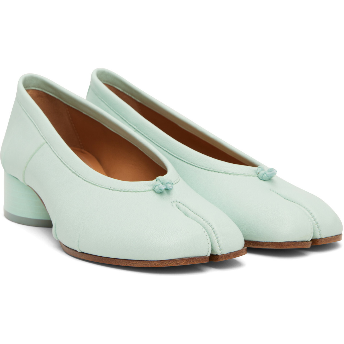 Maison Margiela Blue Tabi Ballerina Heels