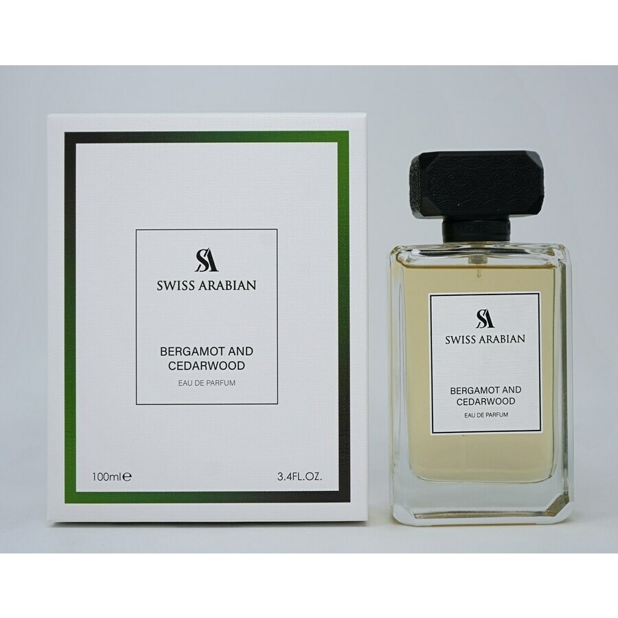 Swiss Arabian Mens Bergamot And Cedarwood EDP Spray 3.4 oz Fragrances 6295124046209