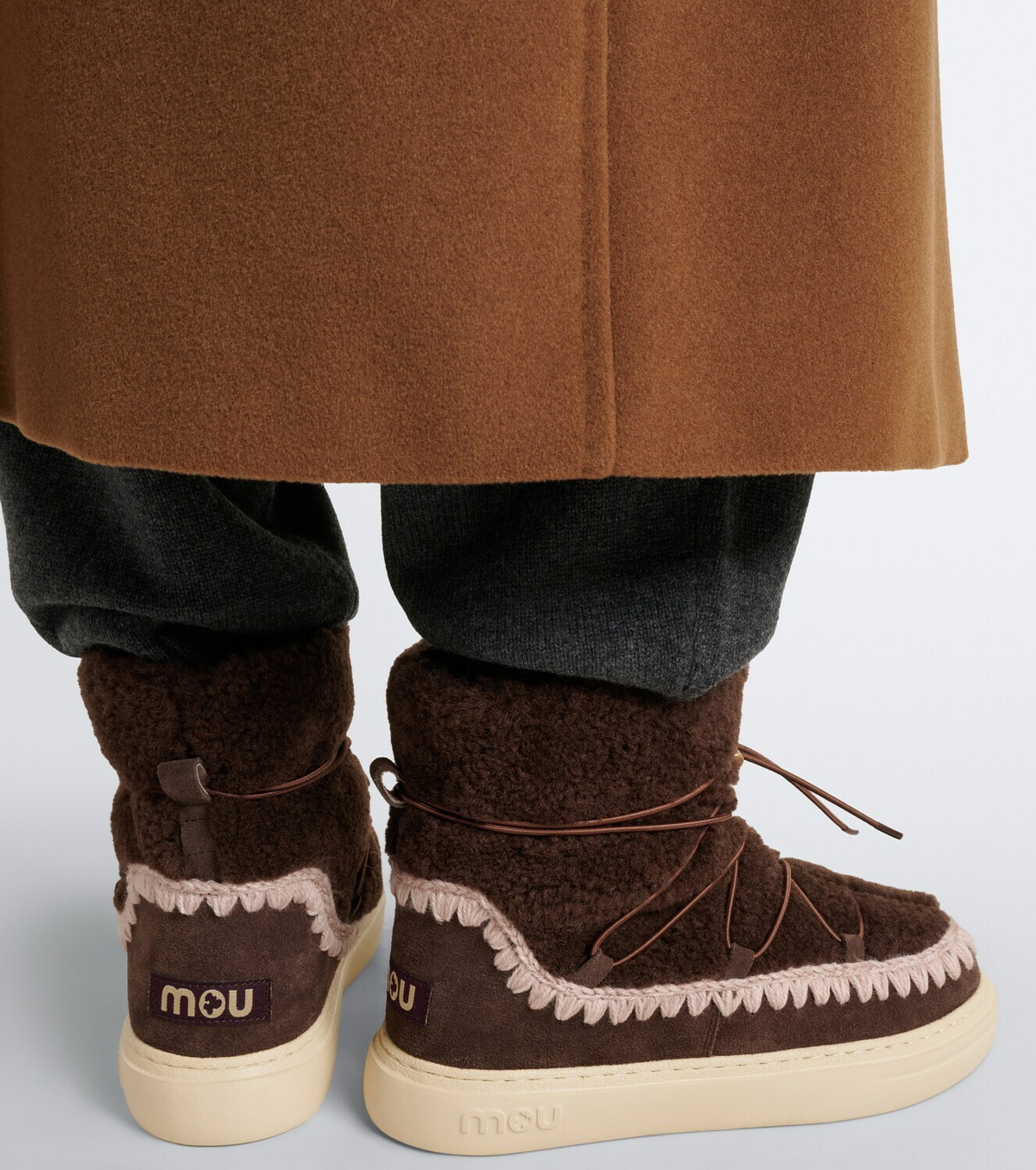 Mou Sneaker Bold shearling ankle boots
