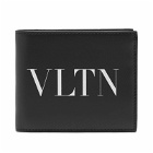 Valentino Men's VLTN Billfold Wallet in Nero