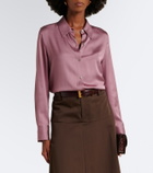Vince Silk-blend shirt