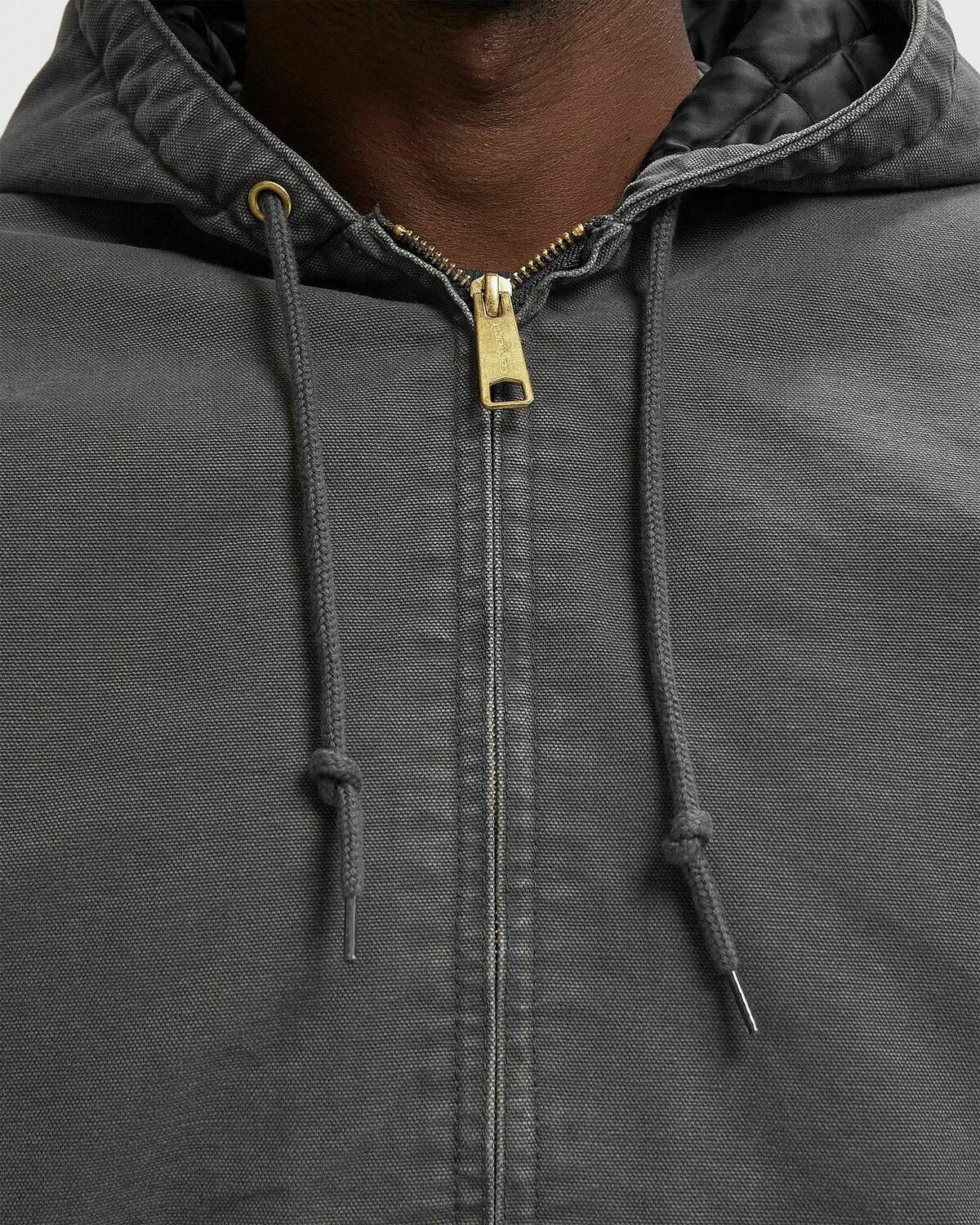 Carhartt WIP OG Active Jacket Grey Mens Denim Jacket Carhartt WIP