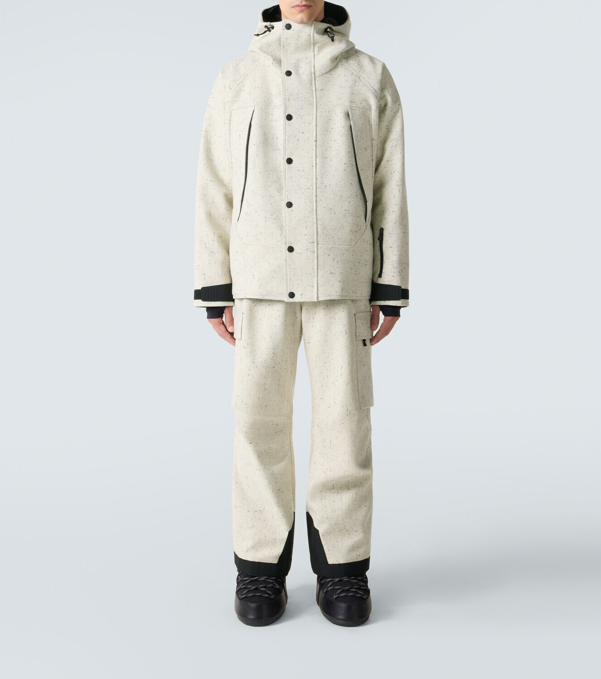 Moncler Grenoble Marnaz hooded virgin wool down ski jacket