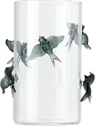 Maison Balzac Gray 'A Little Bird Told Me' Vase