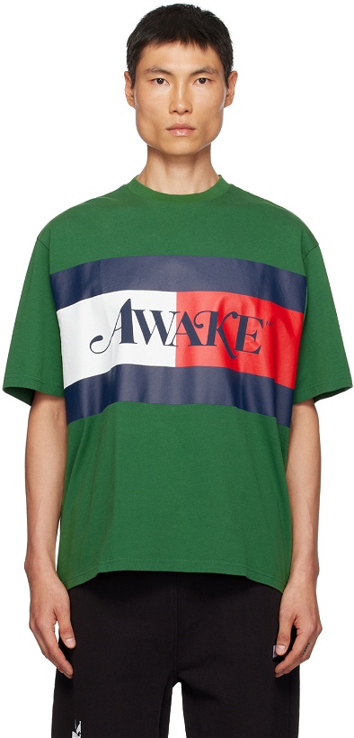 Photo: Tommy Jeans Green Awake NY Edition T-Shirt