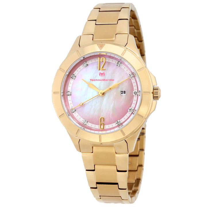 Photo: Technomarine Luna Quartz Crystal Ladies Watch TM-825001