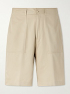 Ralph Lauren Purple label - Straight-Leg Silk-Twill Shorts - Neutrals