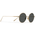 Acne Studios - Scientist Round-Frame Gold-Tone Sunglasses - Men - Black