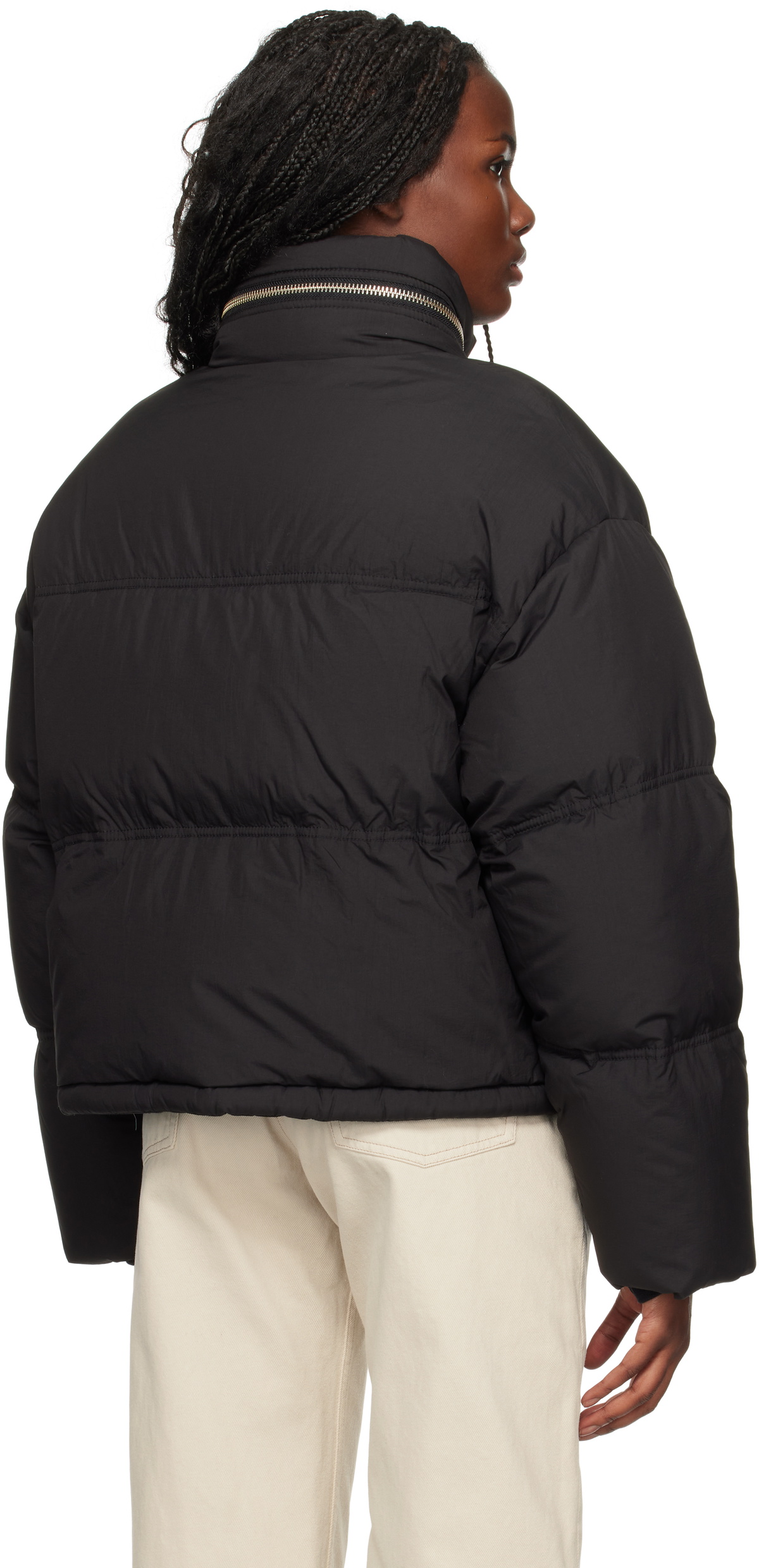 AMI Paris Black Ami de Coeur Down Jacket AMI