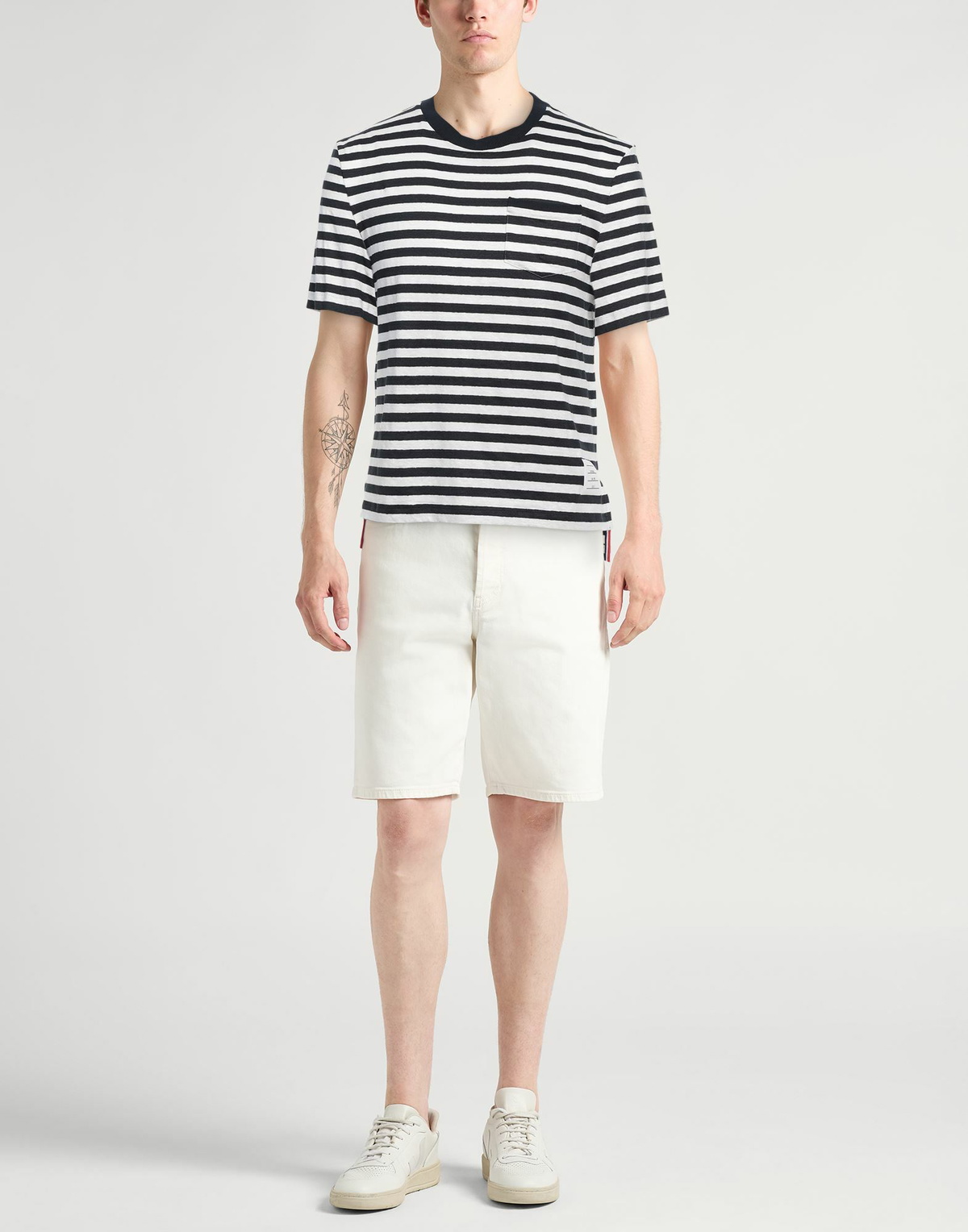 Thom Browne Mens T-shirt in Navy