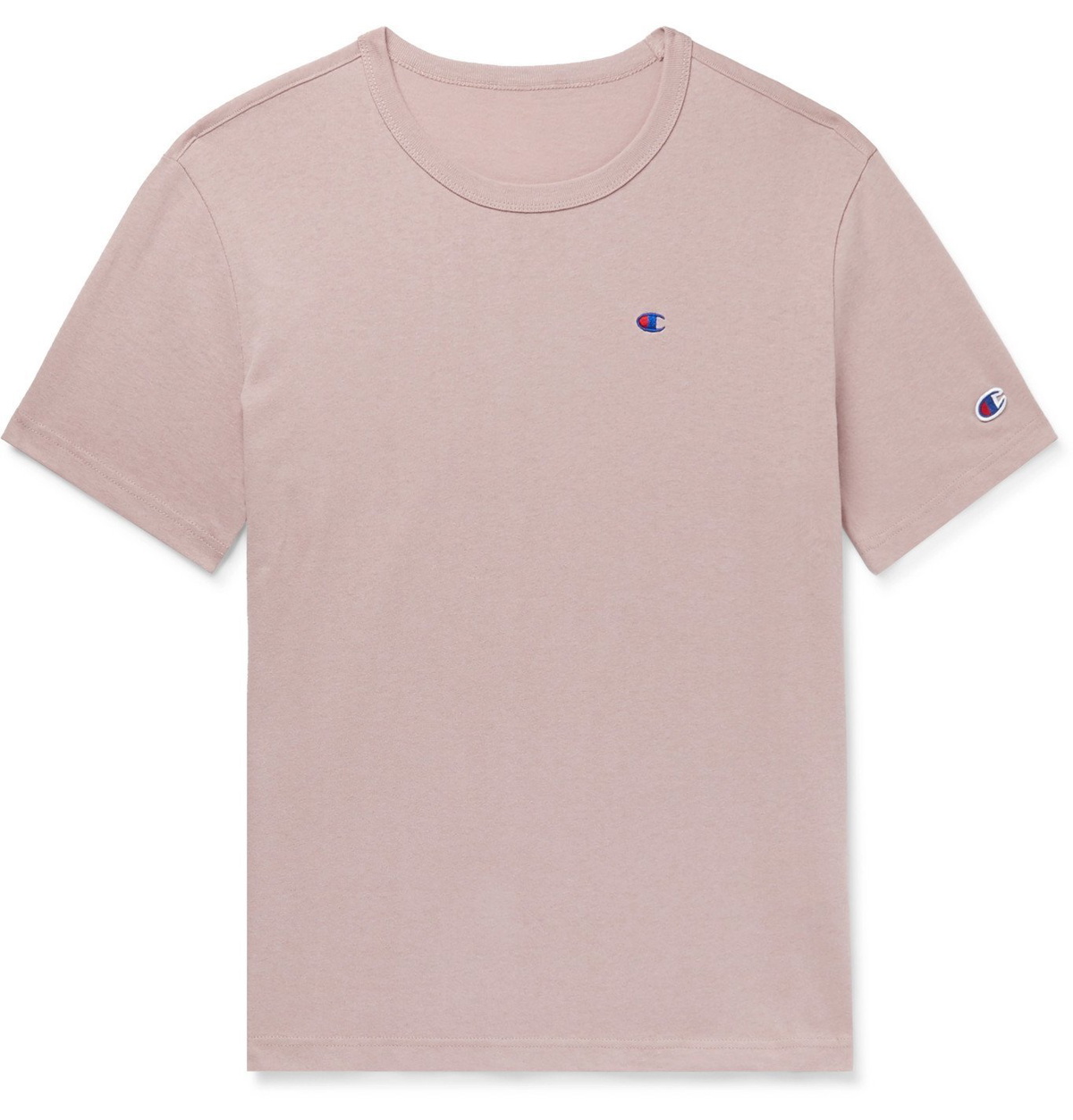 CHAMPION - Cotton-Jersey T-Shirt Pink
