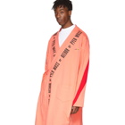 Reebok by Pyer Moss Pink Collection 3 Wrap Coat