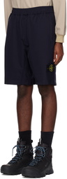 Stone Island Navy Drawstring Shorts