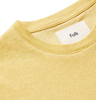 Folk - Assembly Garment-Dyed Cotton-Jersey T-Shirt - Yellow