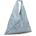 MM6 Maison Margiela Blue Classic Triangle Tote