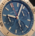Breitling - Chronomat B01 Automatic Chronograph 42mm Stainless Steel and 18-Karat Red Gold Watch, Ref. No. UB0134101C1U1 - Blue