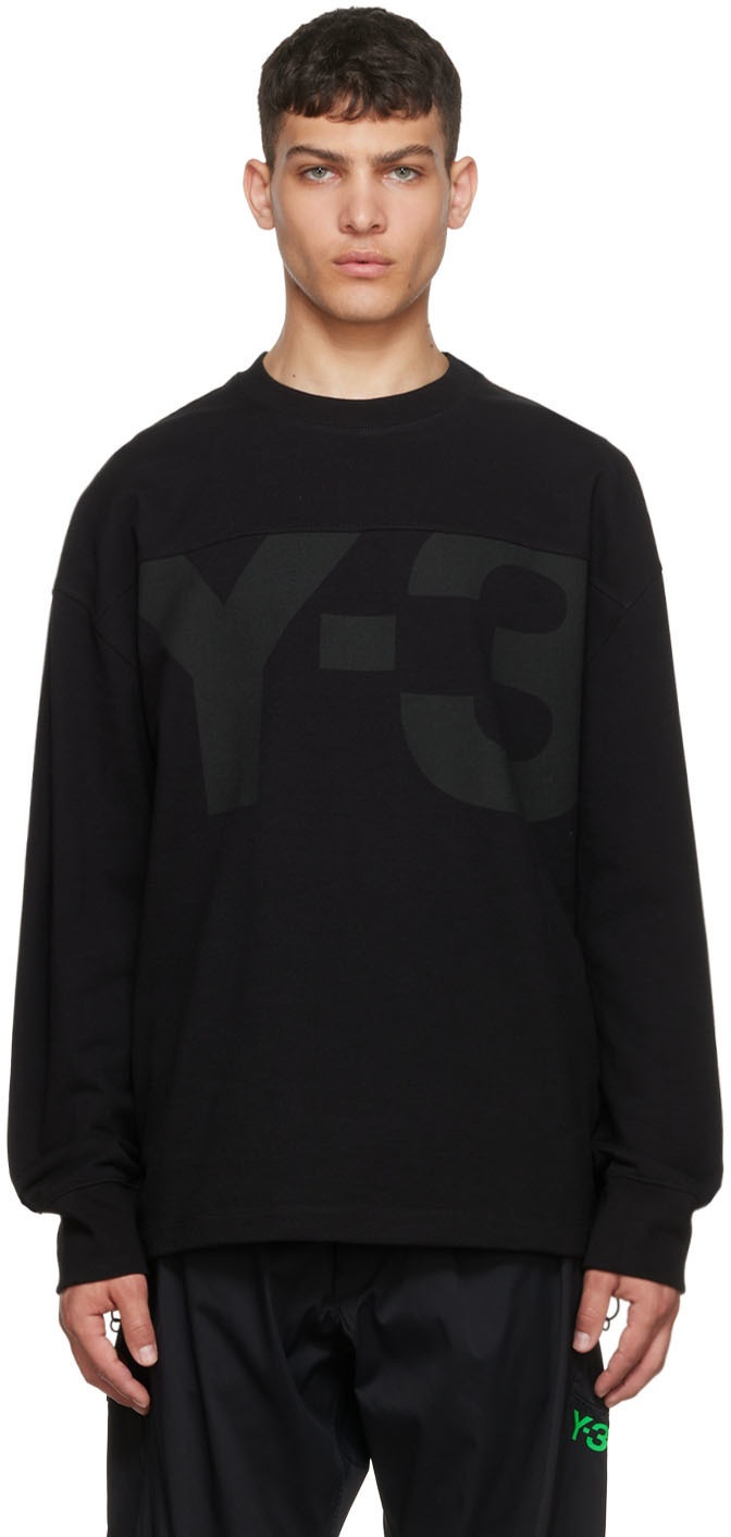 Photo: Y-3 Black Cotton Sweatshirt