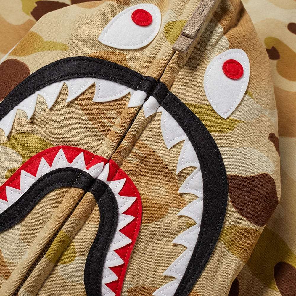 A Bathing Ape Gradation Camo Shark Zip Hoody A Bathing Ape Kids