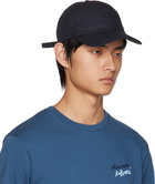 Maison Kitsuné Navy Tricolor Fox Cap