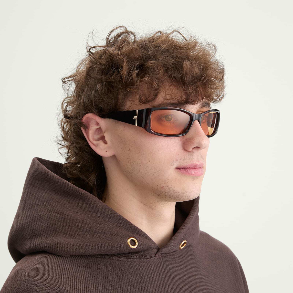 Le Specs Du Jour Sunglasses in Tort/Mustard Mono 