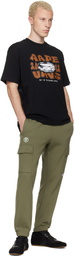 AAPE by A Bathing Ape Khaki 'AAPENOW' Moonface Cargo Sweatpants