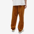 Oliver Spencer Men's Cord Drawstring Trousers in Tan
