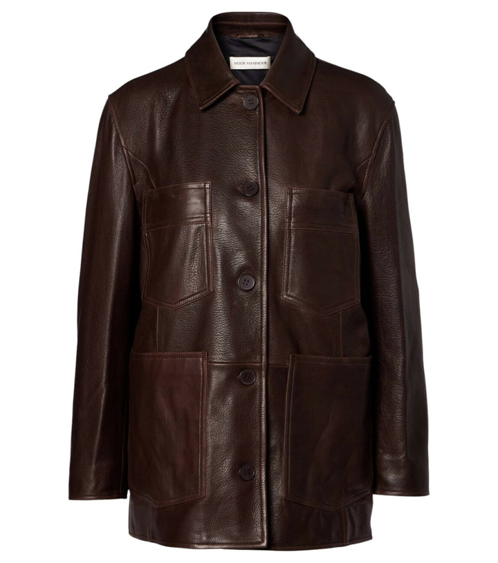 Photo: Nour Hammour Leather jacket