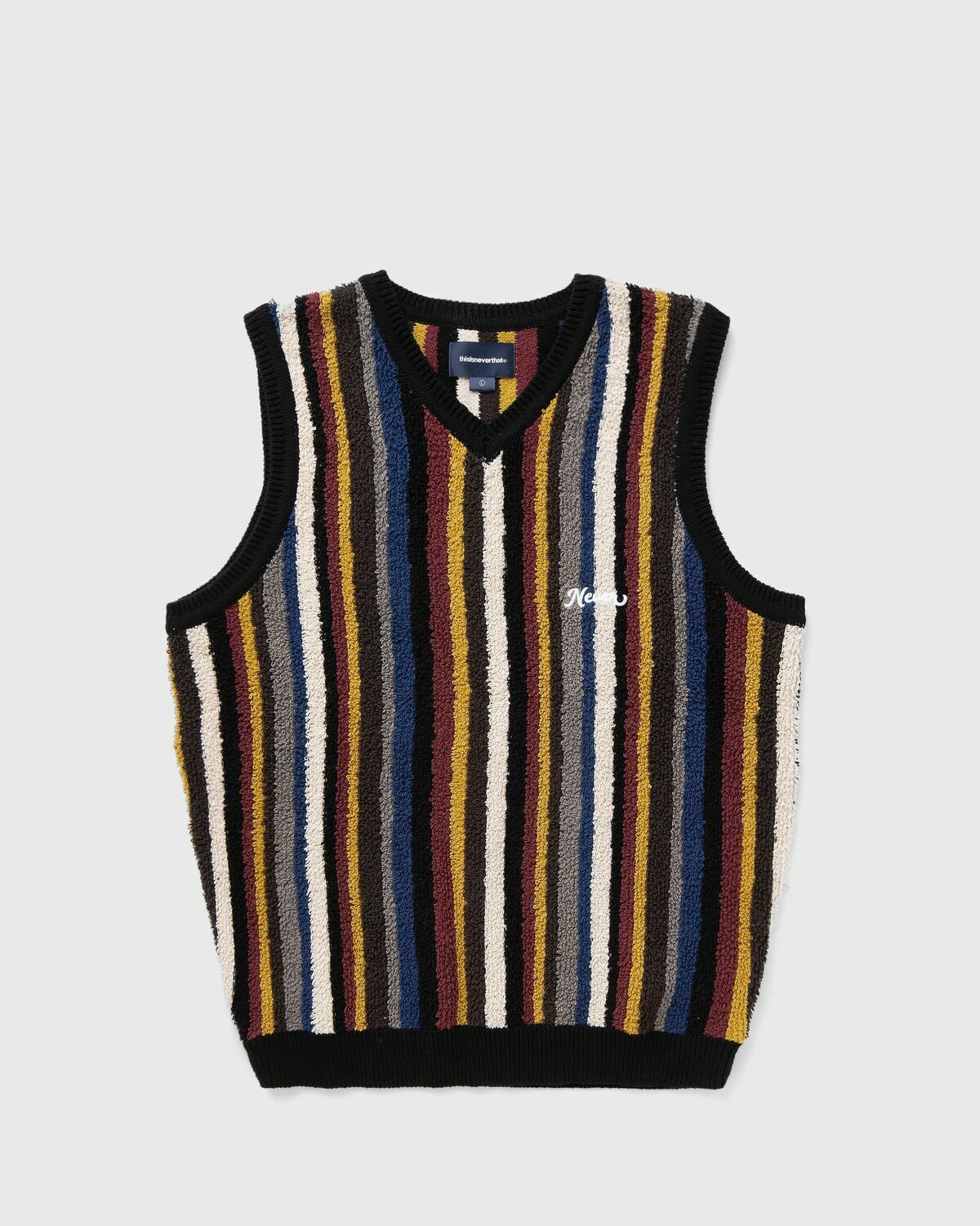 Thisisneverthat Striped Knit Vest Multi-color Men