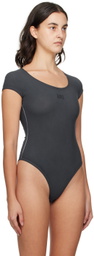 KNWLS Gray Lily Bodysuit