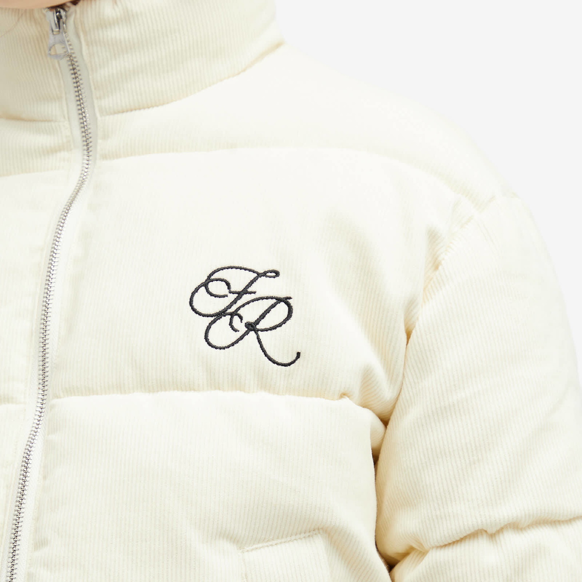 4th & Reckless Women's Arna Cord Puffer Jacket in Cream