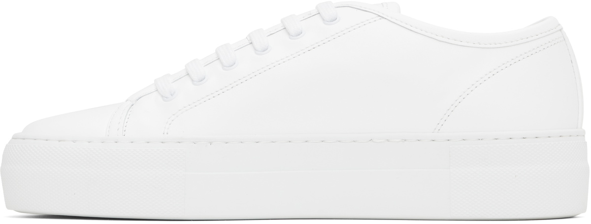Common Projects White Tournament Low Super Sneakers
