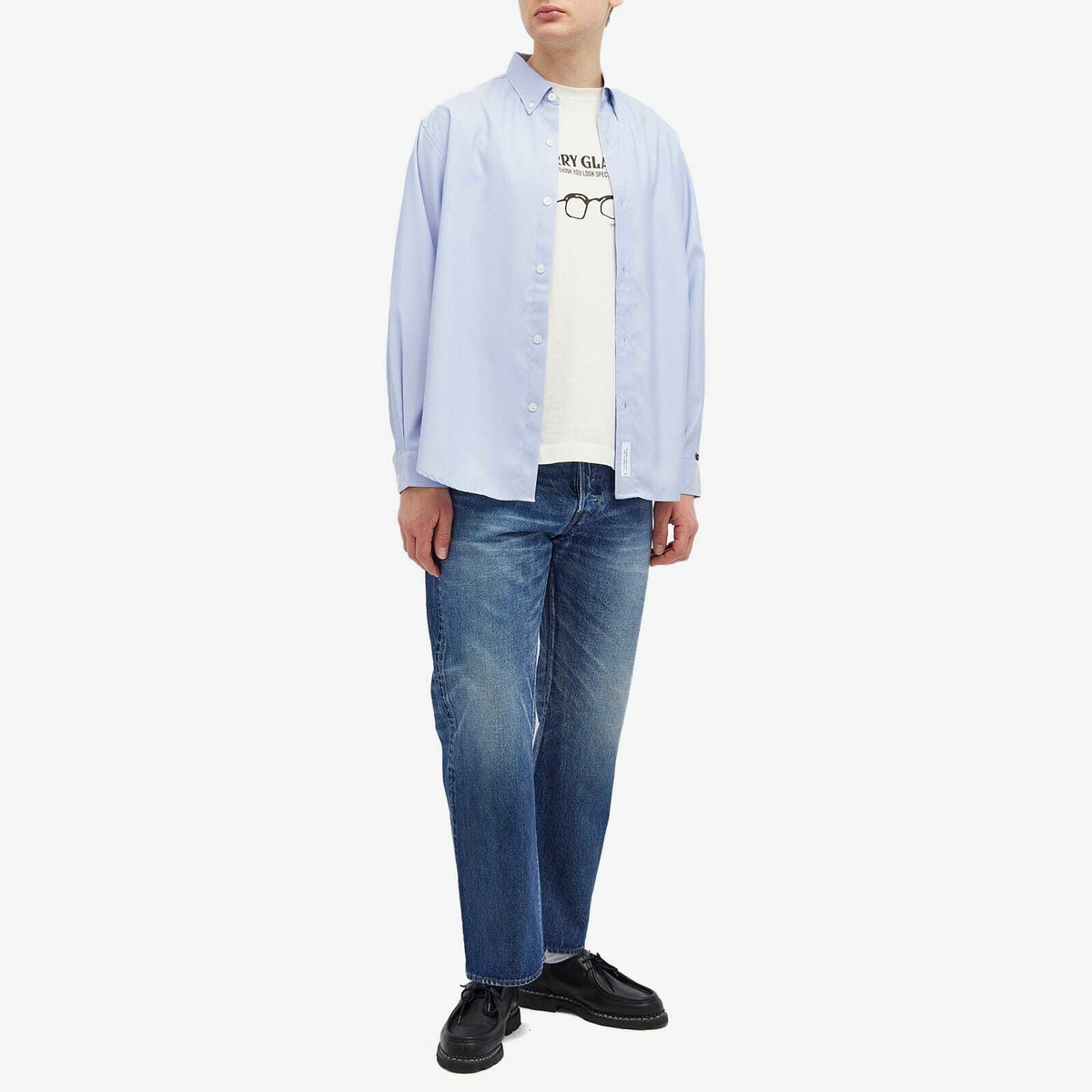 Ordinary Fits Men's Harry Printed T-Shirt in Off-White
