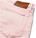 Todd Snyder - Slim-Fit Garment-Dyed Stretch Cotton-Blend Trousers - Pink