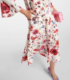 Dorothee Schumacher Floral Ease linen midi dress